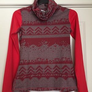 NIKE | Faux Sweater Print Dri-fit Warm-up